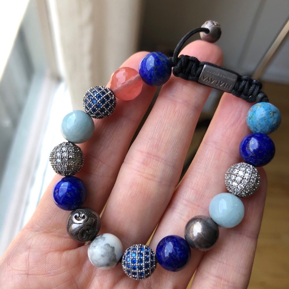 Nialaya precious stone bracelet